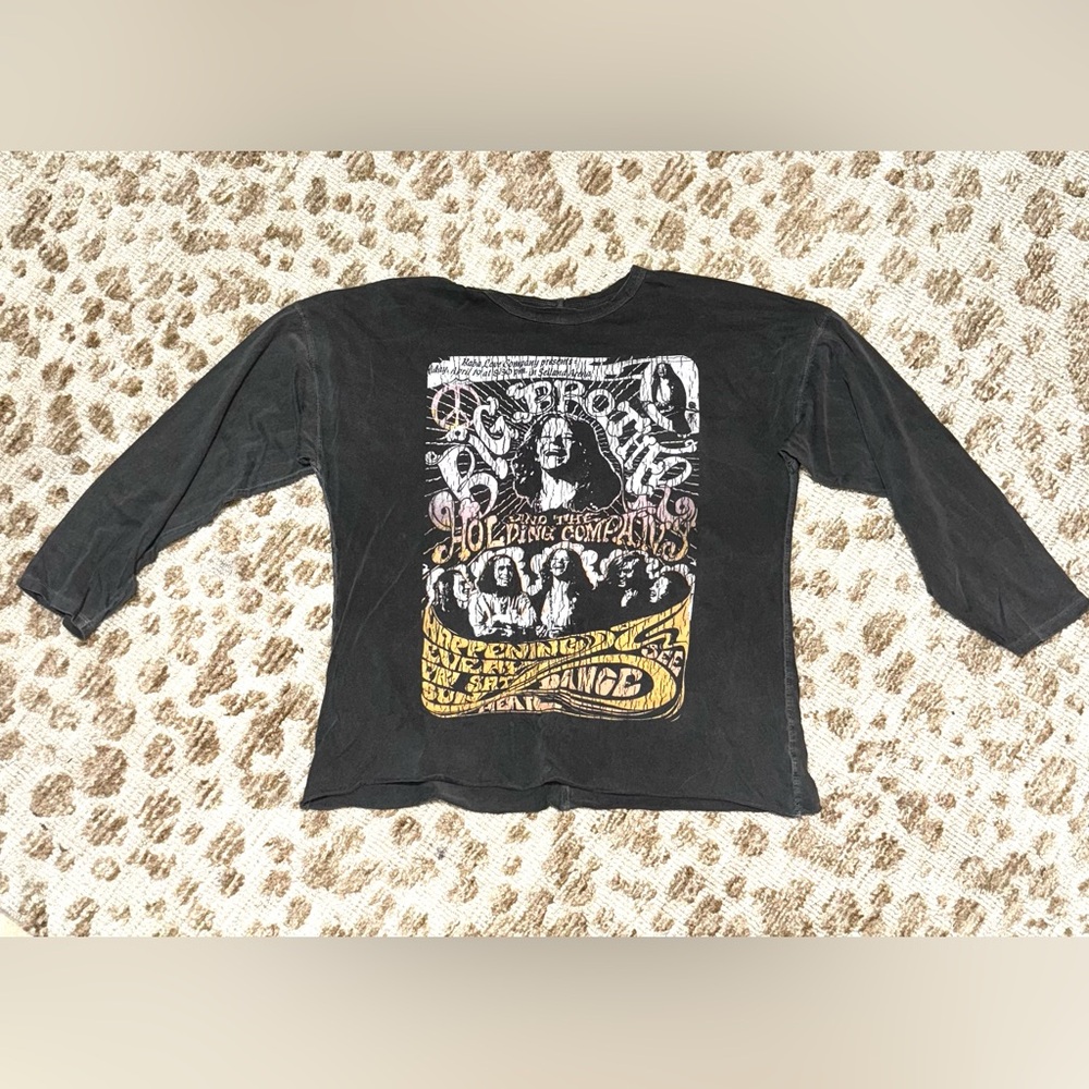 MIDNIGHT RIDER Big Brother (Janis Joplin) Vintage style long sleeved shirt